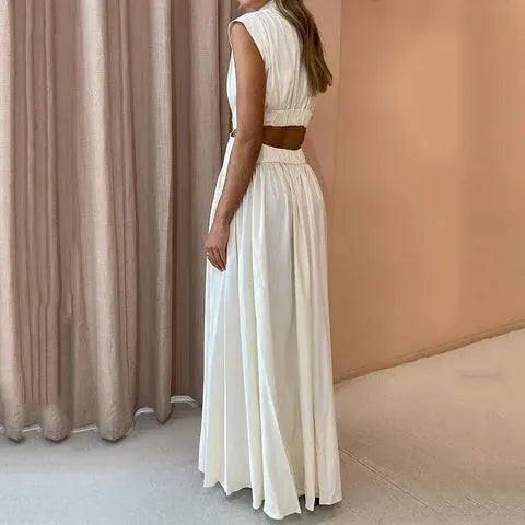 Carlynn | Elegant Sleeveless Maxi Dress
