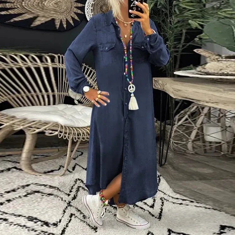 Denim sommerkleid