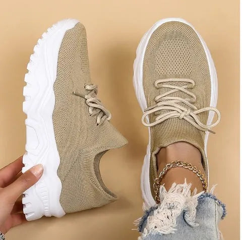 SkyStep - Åndbare sneakers til kvinder med ekstra fodstøtte