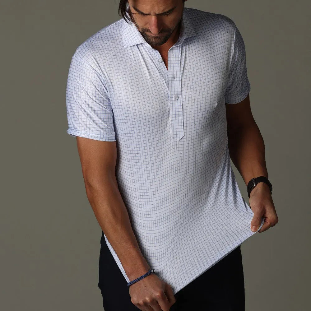 Kleid-Polo mit Steifem Kragen