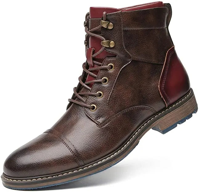 Klassische Oxford Lederstiefel FÃ¼r Herren