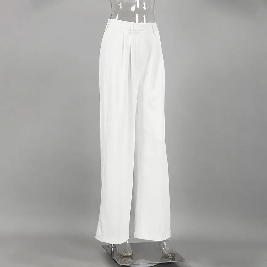 Ilena| High Waist Trousers with Wide Legs