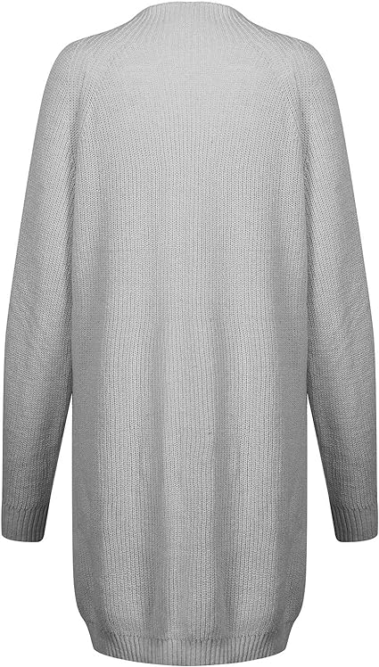 Warmova - Rollkragen-Strickkleid in breiter Passform