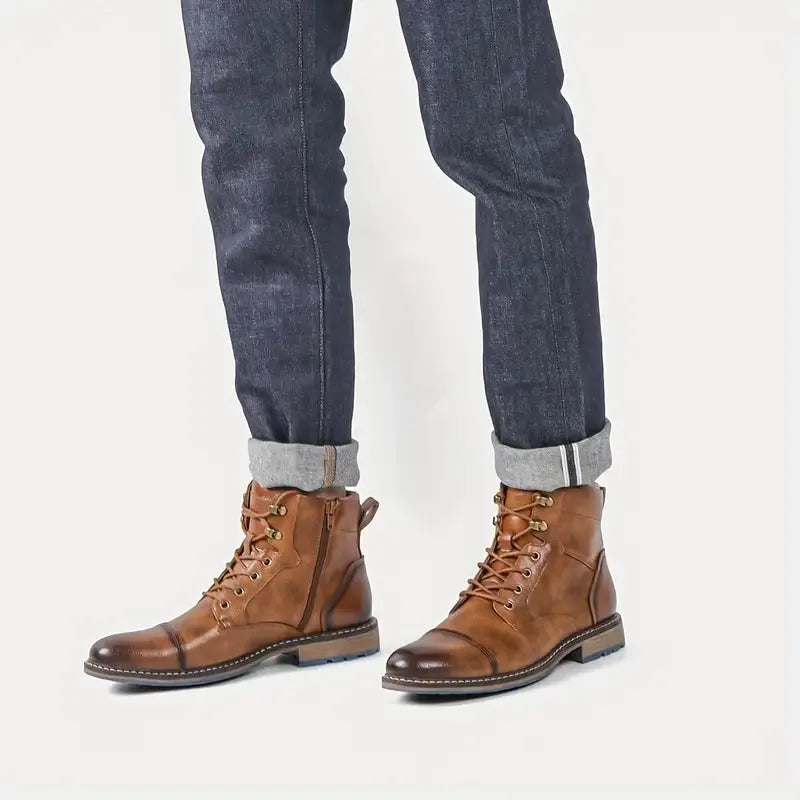 Leder Voyager Stiefel