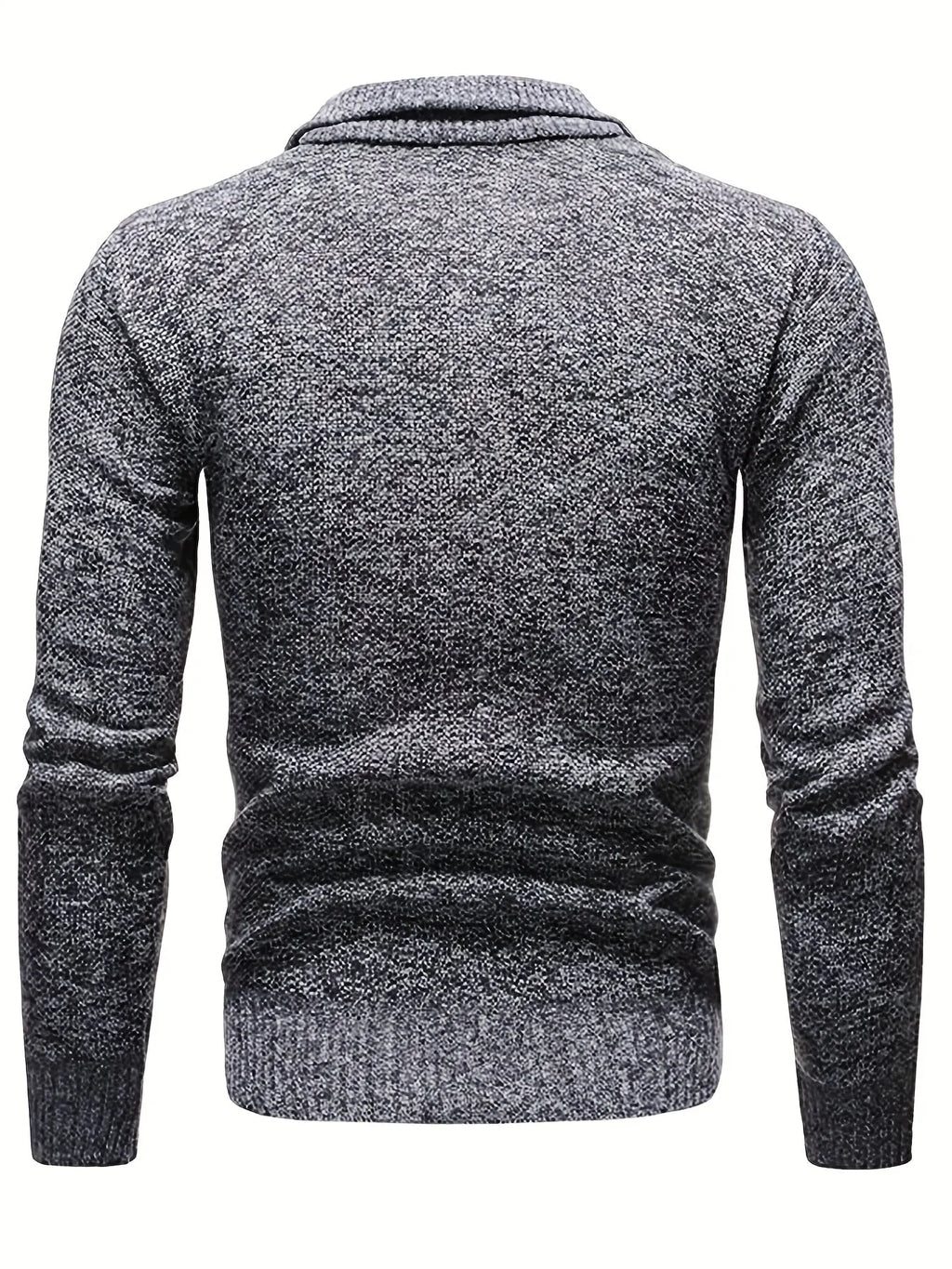 Stilvoller, Lässiger Pullover Mit Halbem Reißverschluss