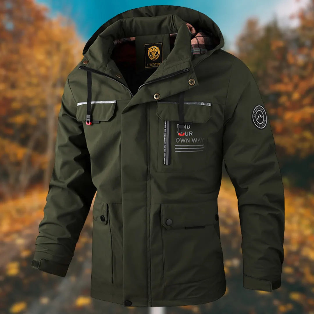 Herrenjacke mit Kapuze