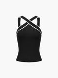 NOOR | Elegante Top Voor Dames Met Gekruiste Borstbanden – Functioneel, Stijlvol, Comfortabel