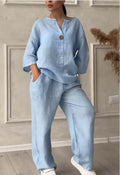 ARIZA | Linnen Zomer Set Dames – Casual Chic voor Warme Dagen
