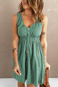 ISALIE | Casual Zomerjurk Voor Dames Met Knoop Details - Luchtig & Stijlvol