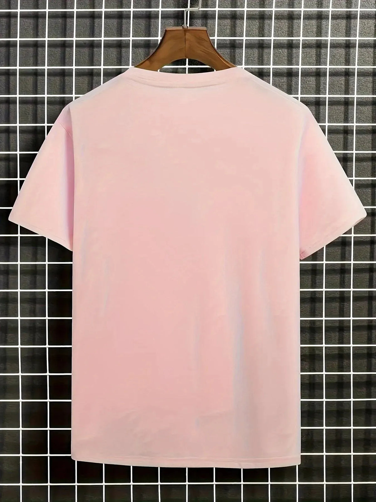 Herren T-shirt Blumen Und Wellen Design