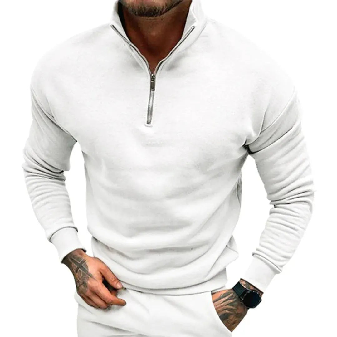 Herren Pullover Halb ReiÃŸverschluss