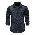 Vielseitiges Denim Hemd FÃ¼r MÃ¤nner