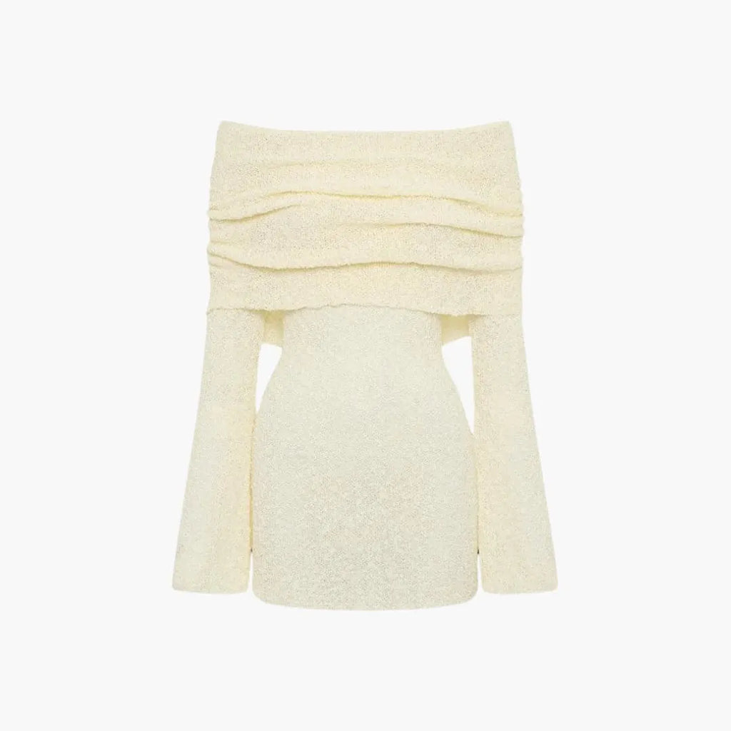 Women's Mini Dress with Sleeveless Design and Elasticated Top Edge