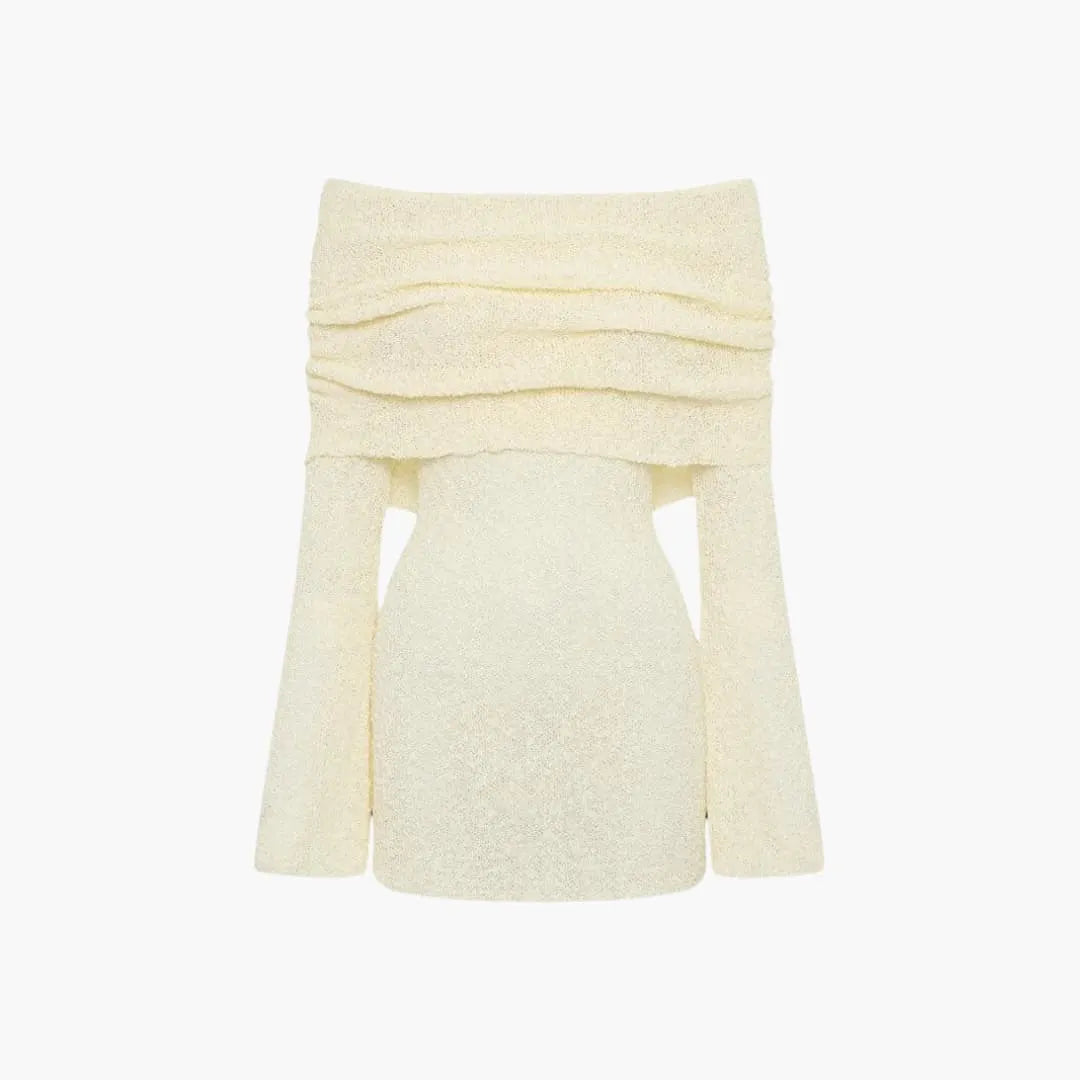 Women's Mini Dress with Sleeveless Design and Elasticated Top Edge