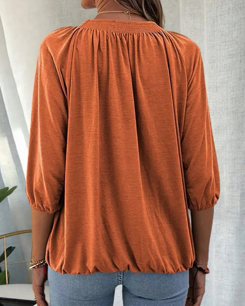 Caroâ„¢ - Schicke Bluse mit BischofsÃ¤rmeln