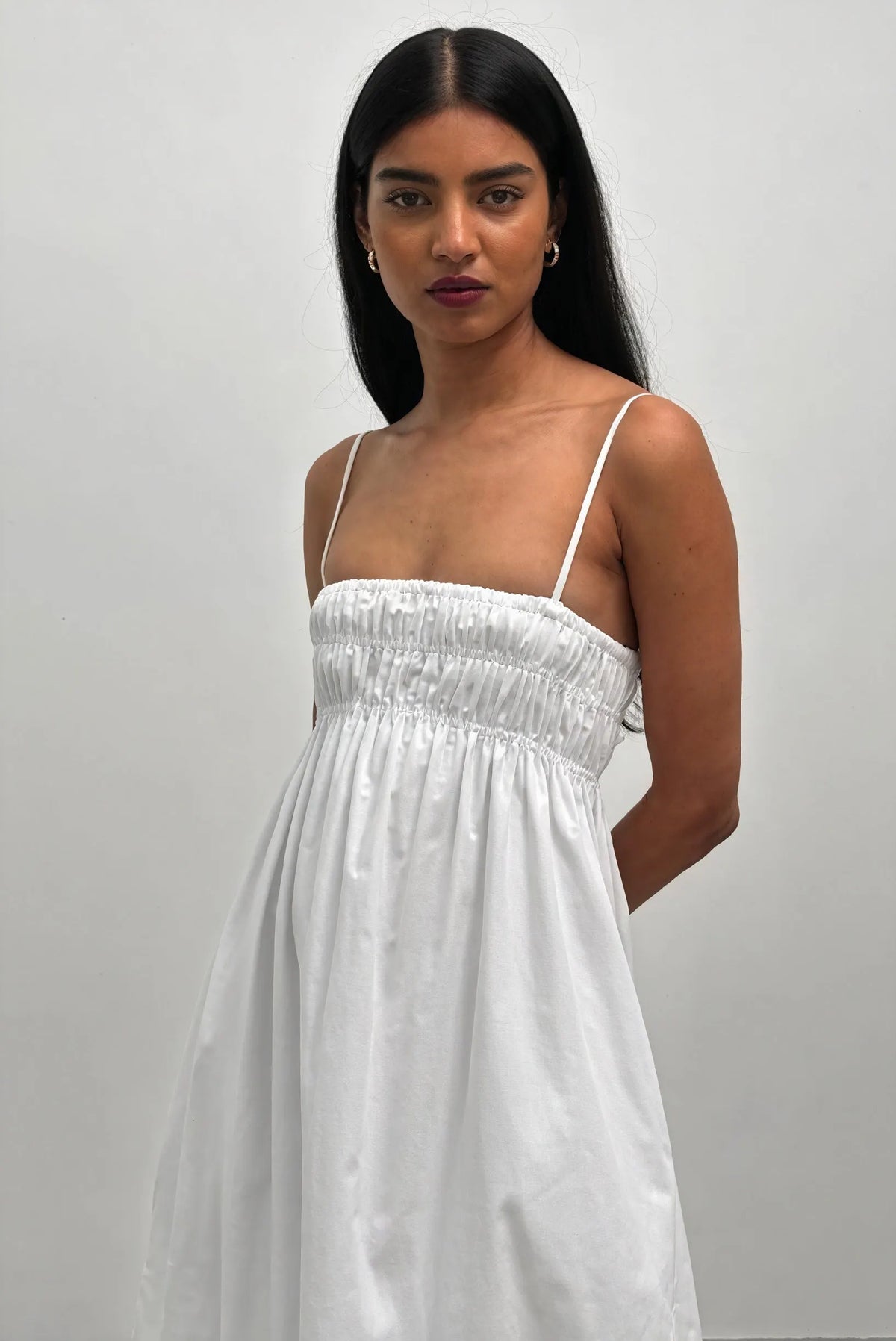 Luftiges Maxikleid mit A-Linien-Schnitt