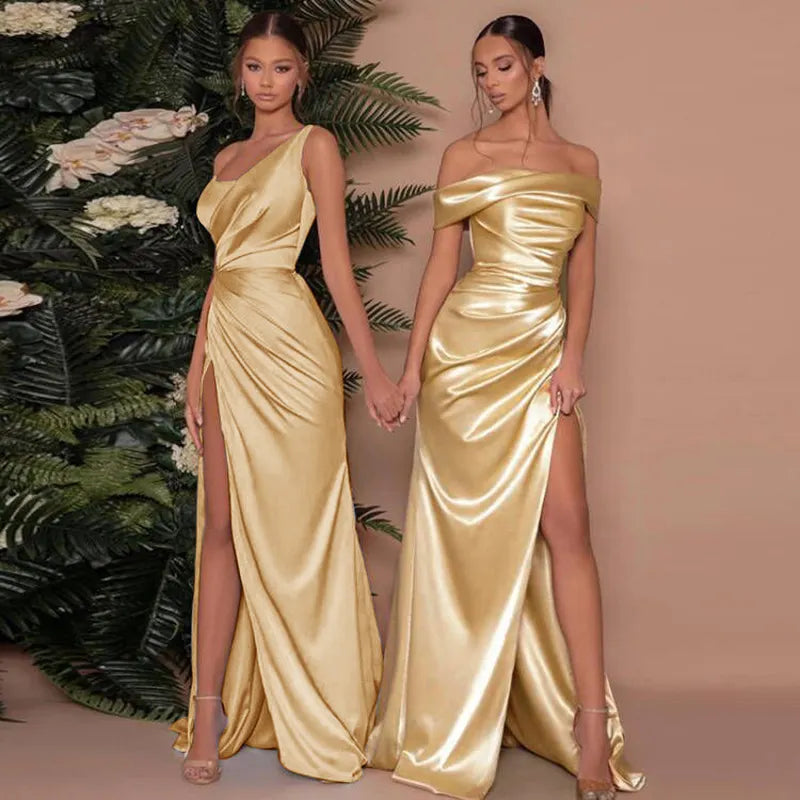 Asymmetrisches Kleid mit eleganter Silhouette