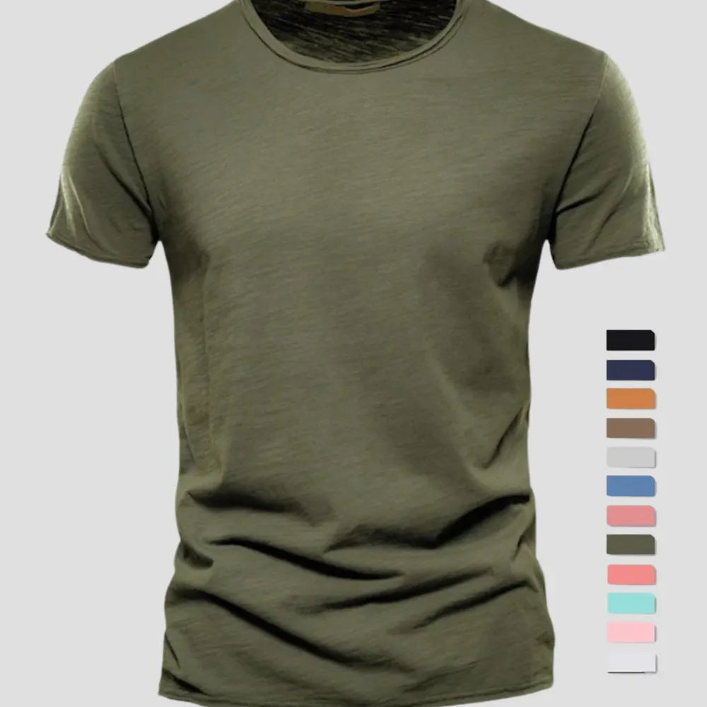 T-shirt Weiß Herren Slim Fit