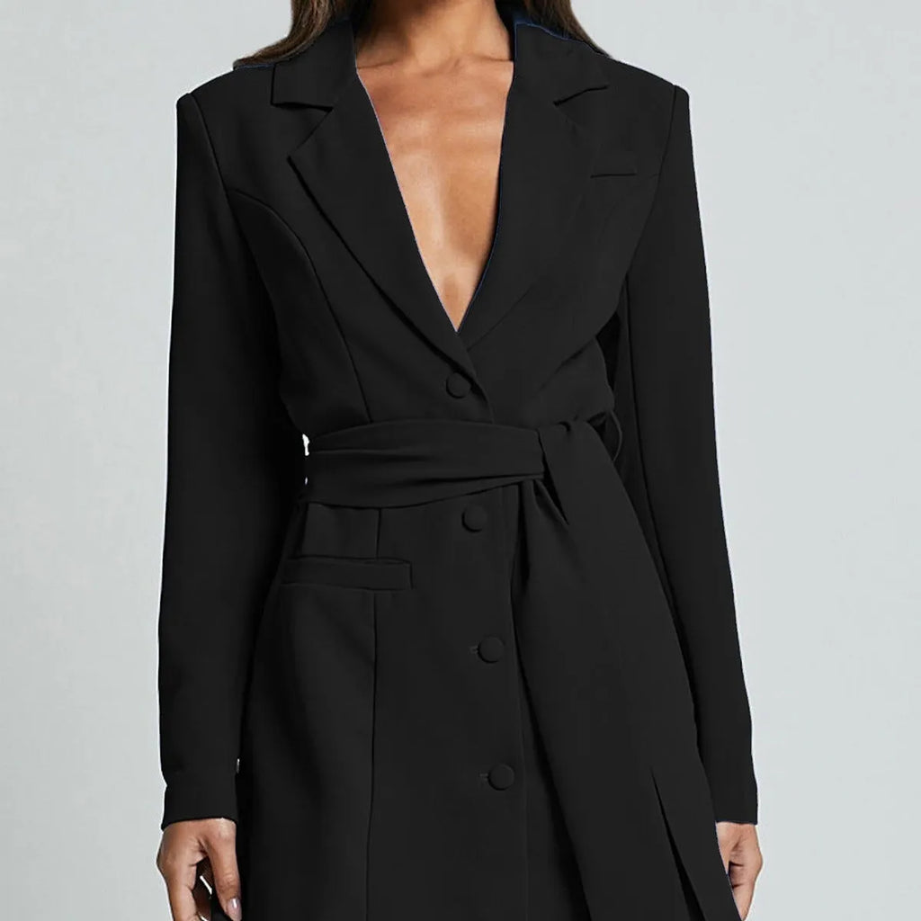 ELIANA | Getailleerde Dames BlazerJurk â€“ Elegant, Verfijnd, Tijdloos