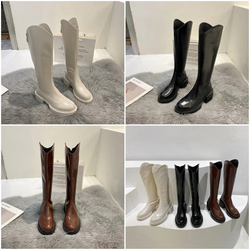Moderne Hoge Winterlaarzen Voor Dames – Trendy & Comfortabel Voor Koude Dagen
