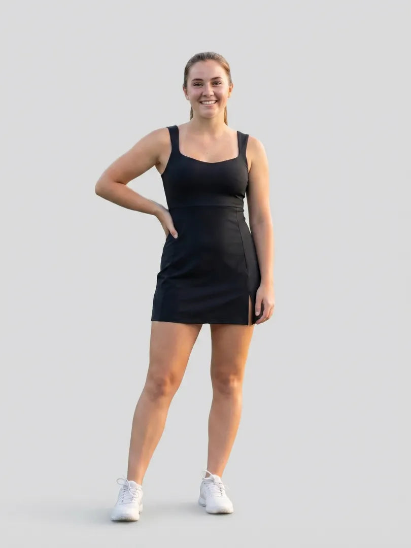 Velune | Square Neck Tennis Dress