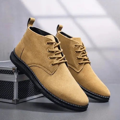 Herren Schuhe Chukka Boots LuxuriÃ¶ses Wildleder Herren Schuhe LÃ¤ssiges Design