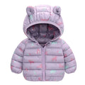 Casaco Infantil de Inverno Com Capuz