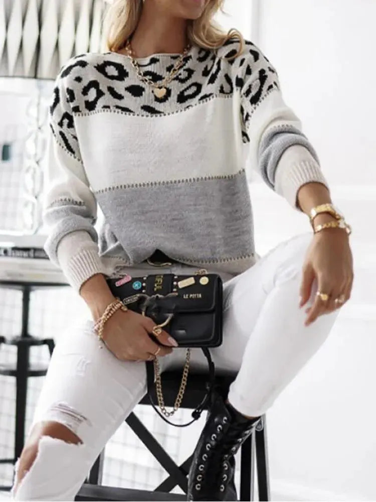 SuÃ©ter Feminino Leopard