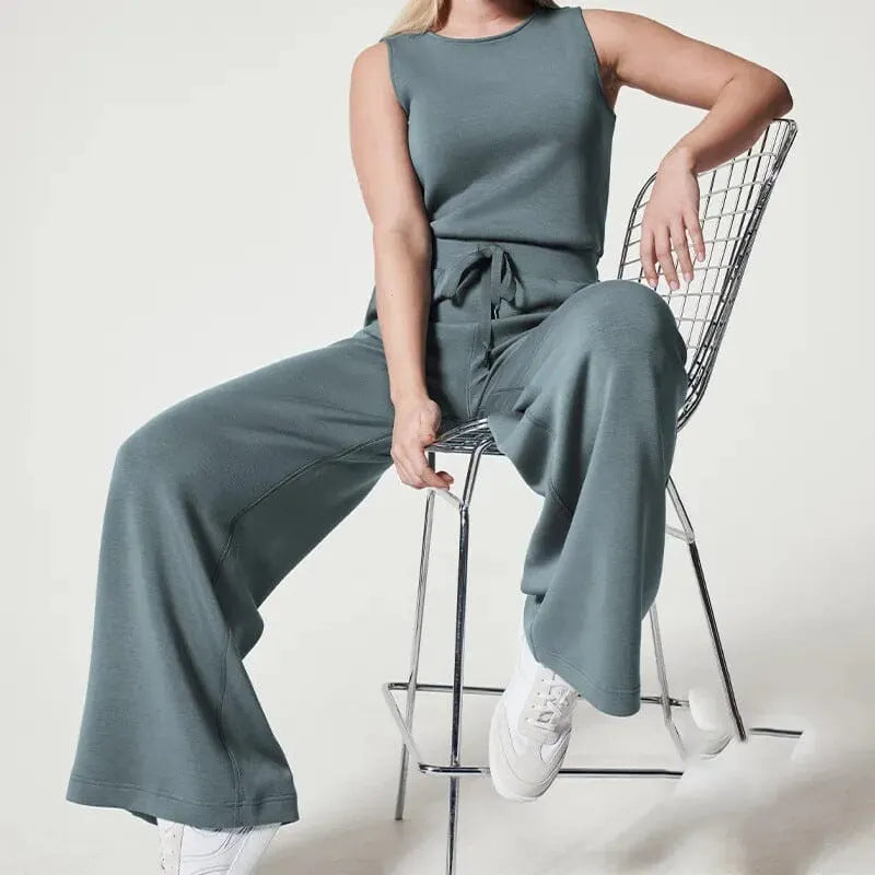 ELIN | Jumpsuit Voor Dames Met Cinch-Taille En Ultralichte Stof â€“ Luchtig, Zacht, Comfortabel