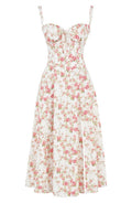 Blumiges Corsagenkleid