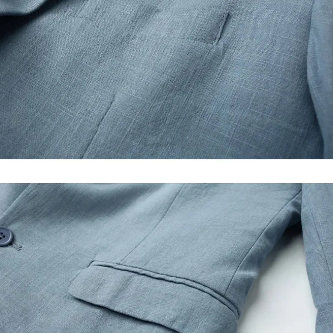 Eleganter Herren Leinenblazer
