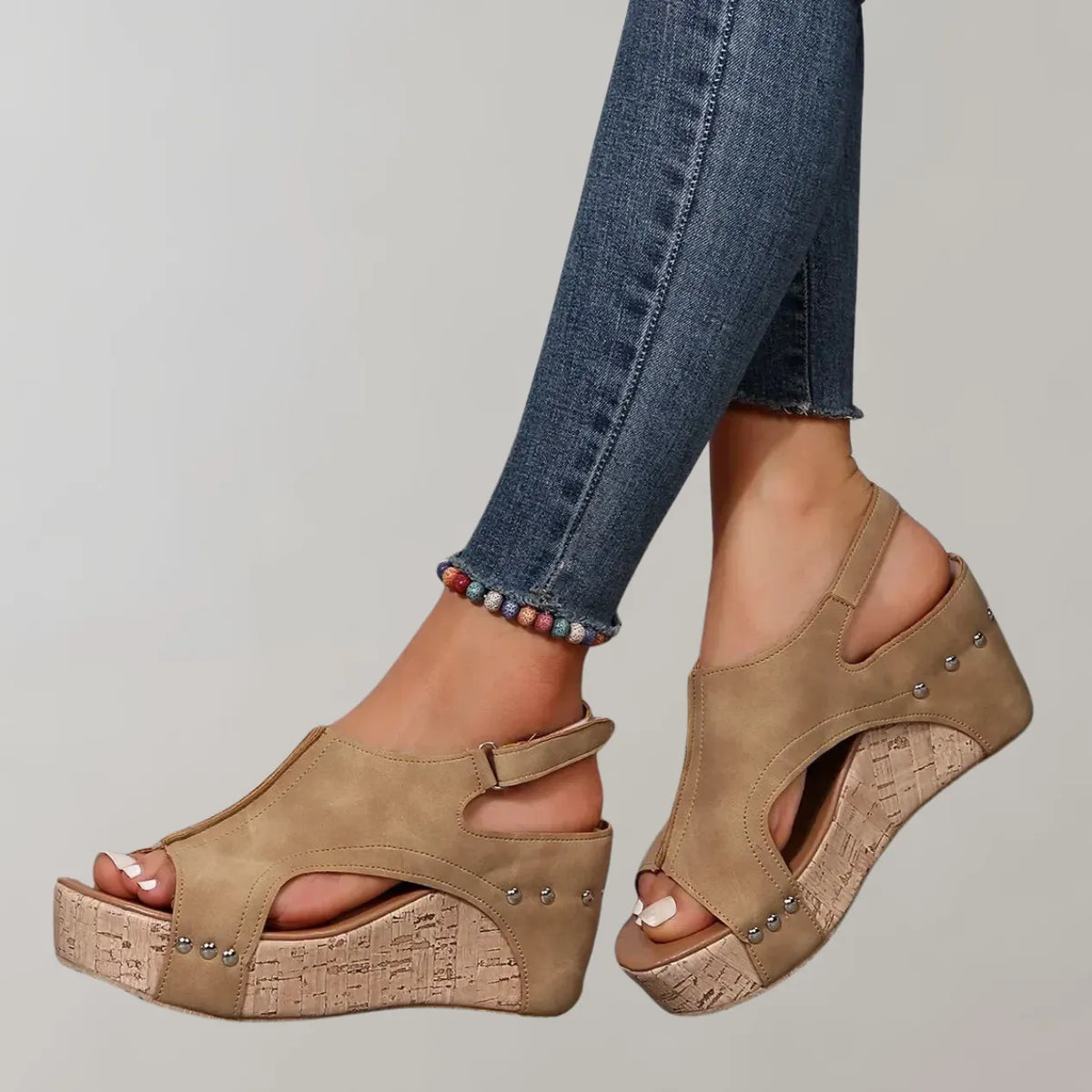 - OrthopÃ¤dische Sandalen mit hohen AbsÃ¤tzen Sandalen damen bequem