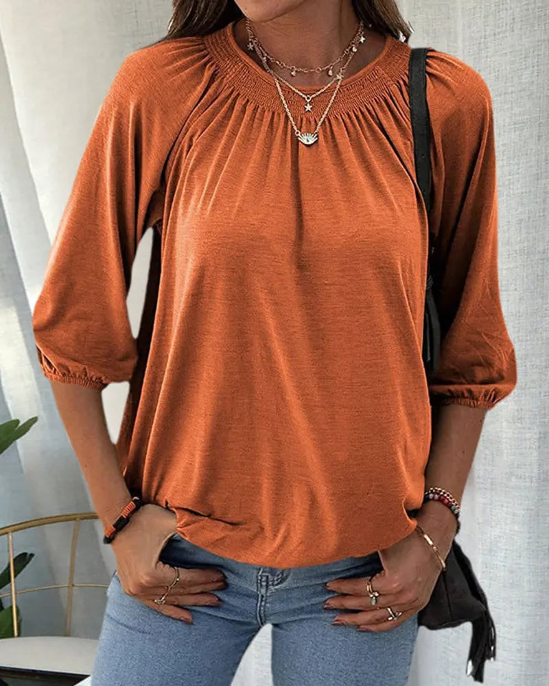 Caroâ„¢ - Schicke Bluse mit BischofsÃ¤rmeln