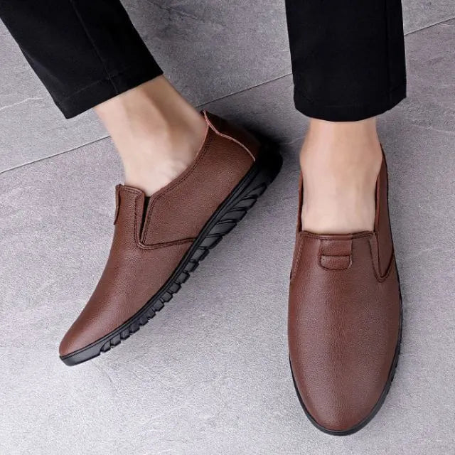 Klassische Leder-Loafer