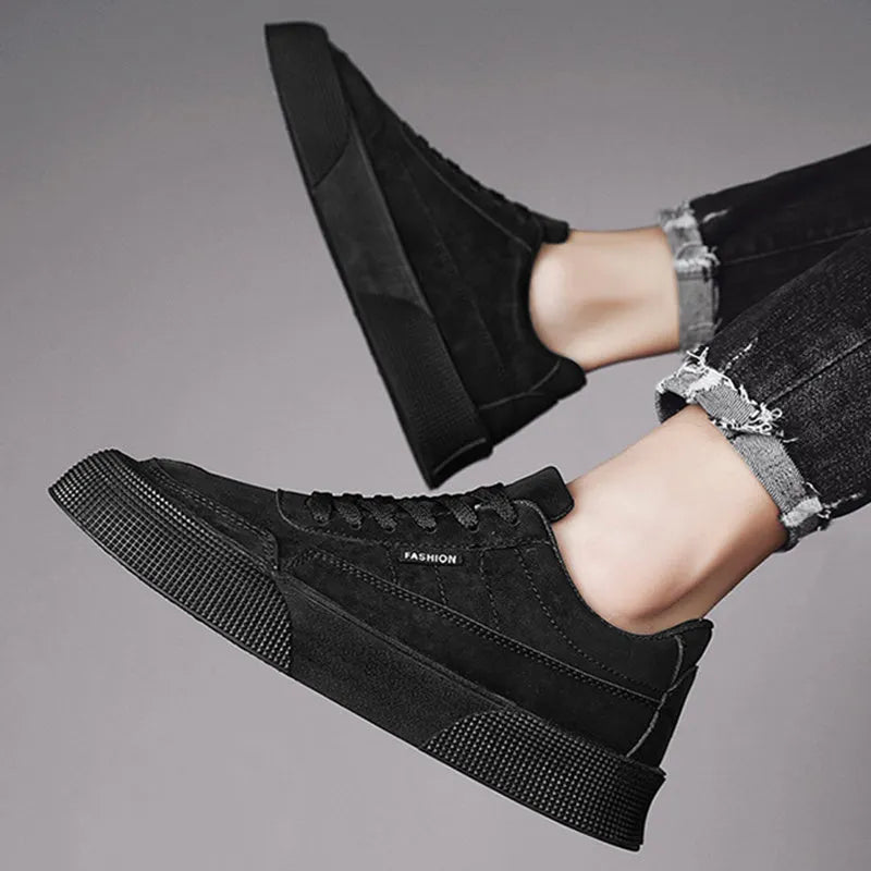 Atmungsaktive Herren Sneaker Mit Dicker Sohle