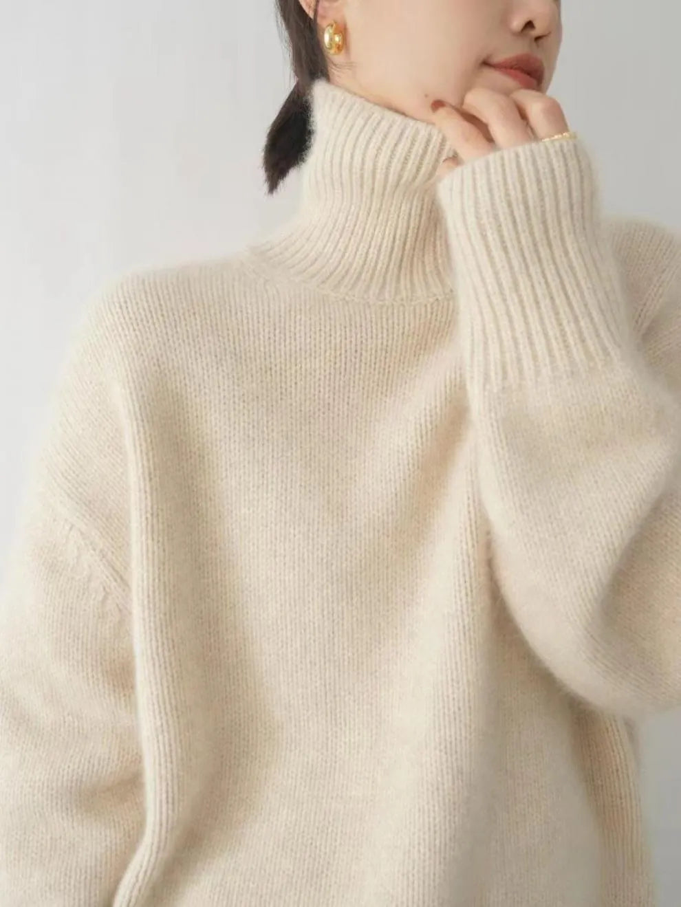 Lara | Cashmere Rullekravetrøje