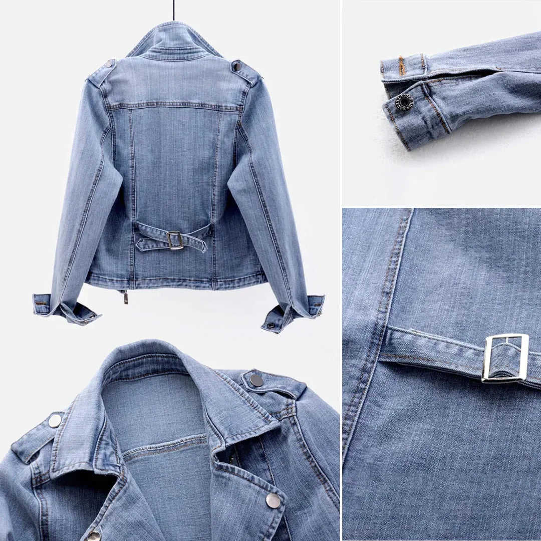 LISET | Casual Denim Jas Voor Dames - Tijdloos & Modieus