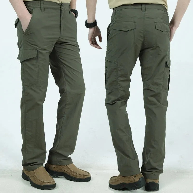 Funktionale Und Stilvolle Herren Cargo Hose Mit Praktischen Klappen Taschen