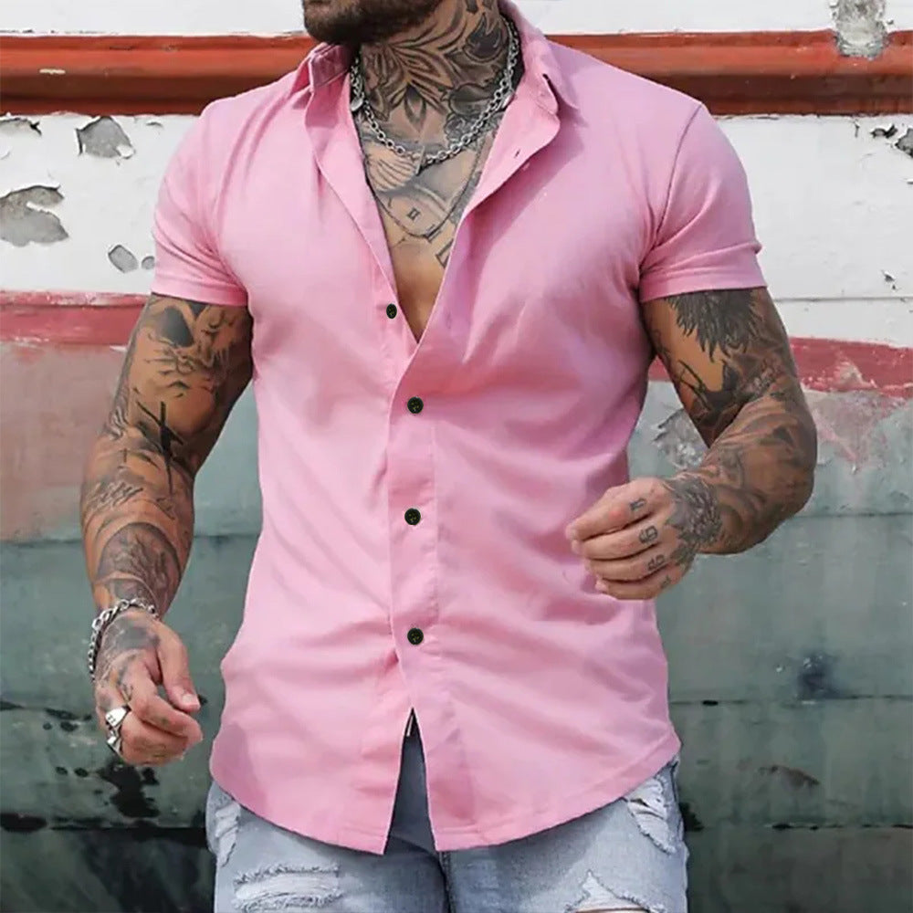 Baumwoll Shirt Herren