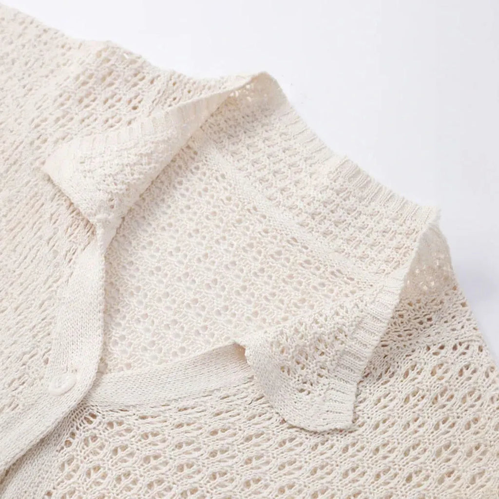 Boho Chic Zweiteiler: Cropped Top & Rock