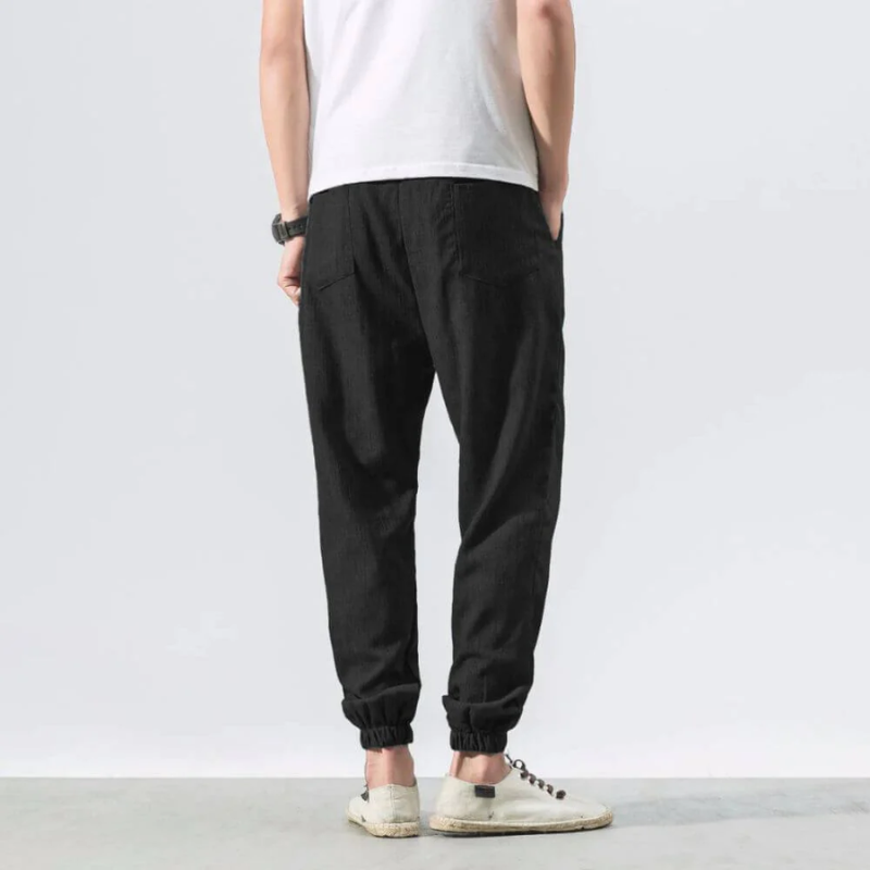 Herren Sommer Hose In Beige