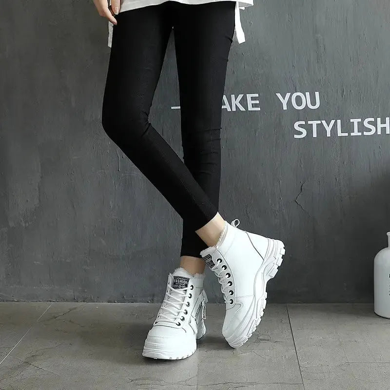 -Mode - Mit Fleece-Wolle gefÃ¼tterte Evolution-Schuhe