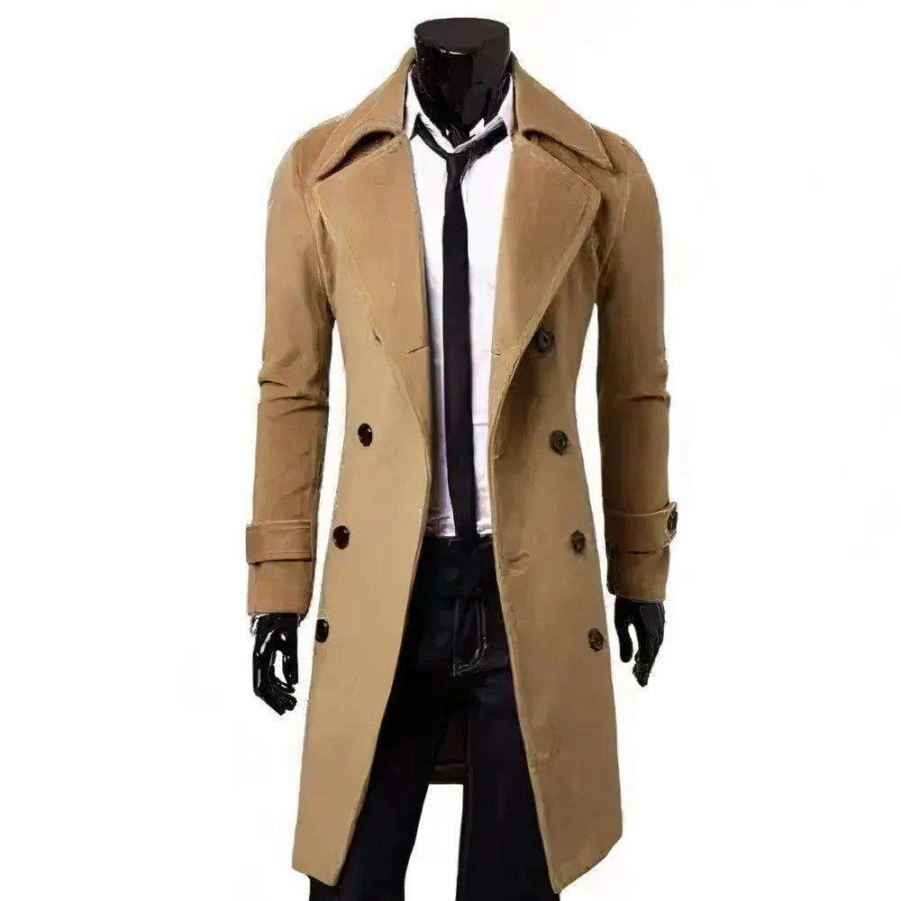 Herren Trenchcoat Im Britischen Stil