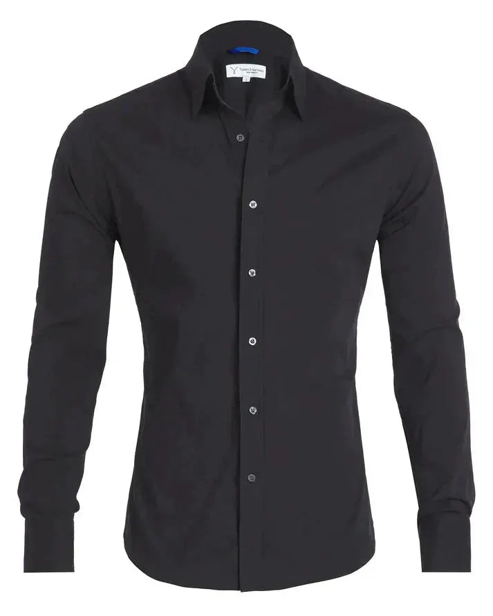 Kurt | Elegantes Hemd mit Stretch und Knopfleiste