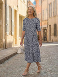 Uriah | Coastal Pattern Dress