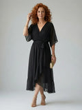 Elric | Light Drape Midi Dress