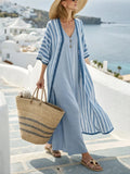 Kleidhaus Maxi-Kleid Outfit – Gestreift & Komplett