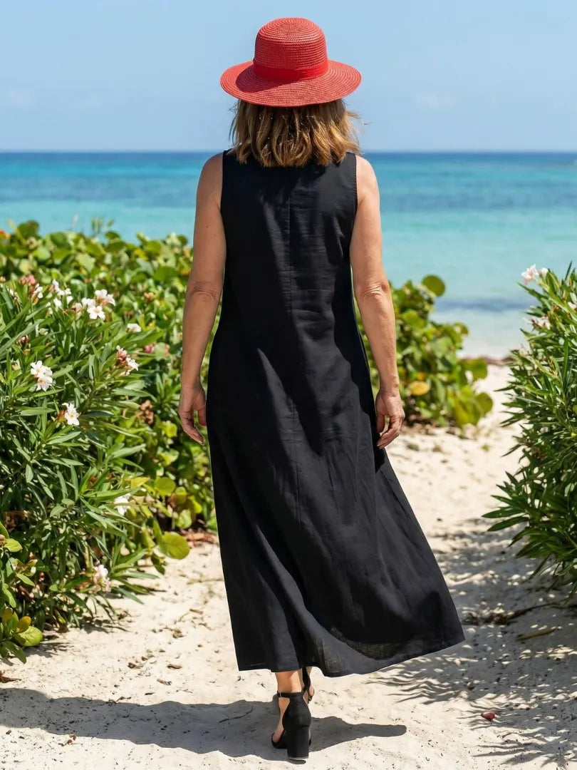 Cylia | Soft Rose Maxi Dress