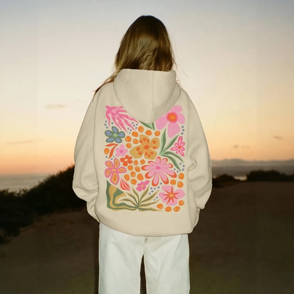 Blumen-Hoodie für entspannte Tage