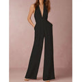 Tessy | Elegant Deep V-Neck Jumpsuit